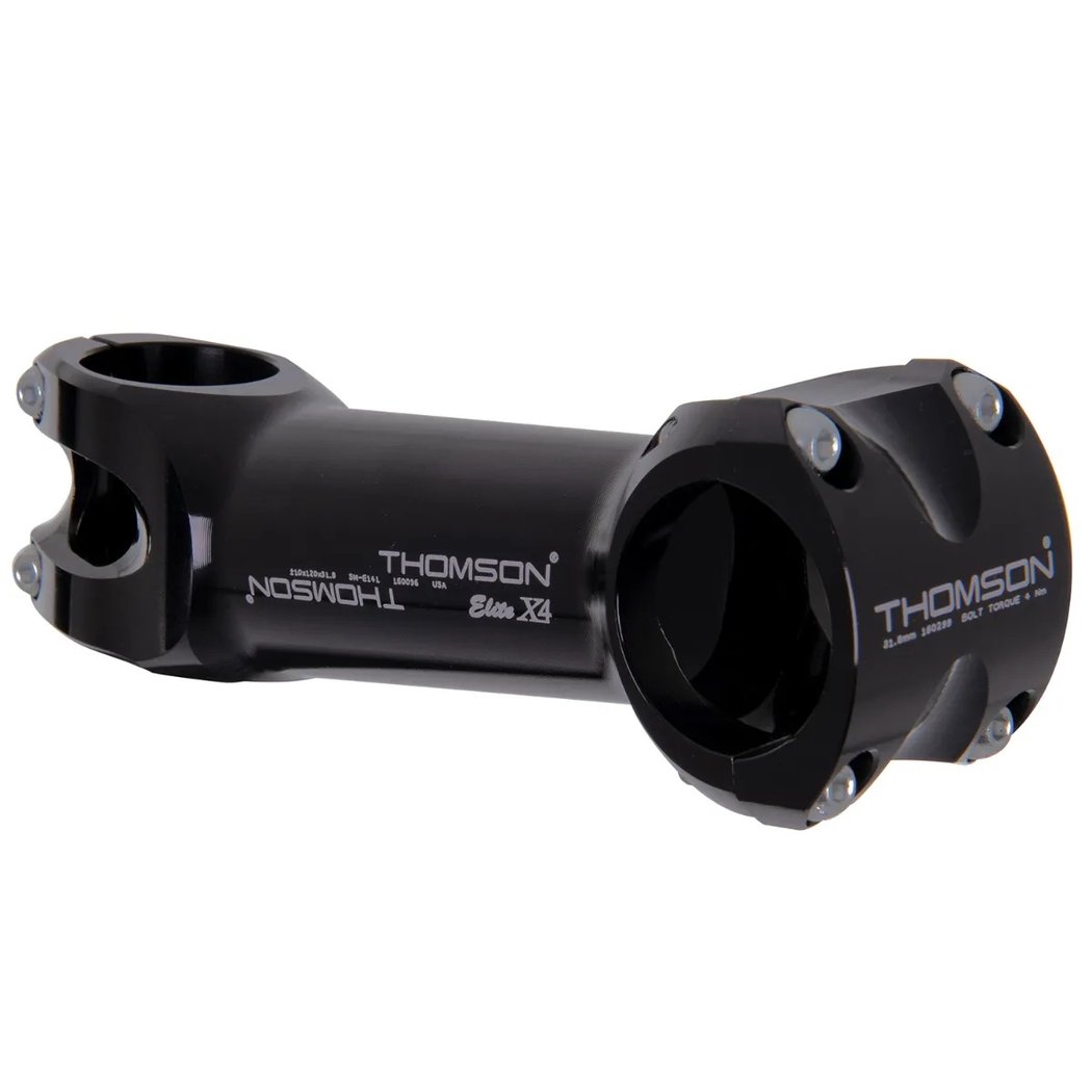 TOMSON EliteX4 90mm 0° Pipa Thomson Elite X4 31.8x90mm Black - PlayBike.ro