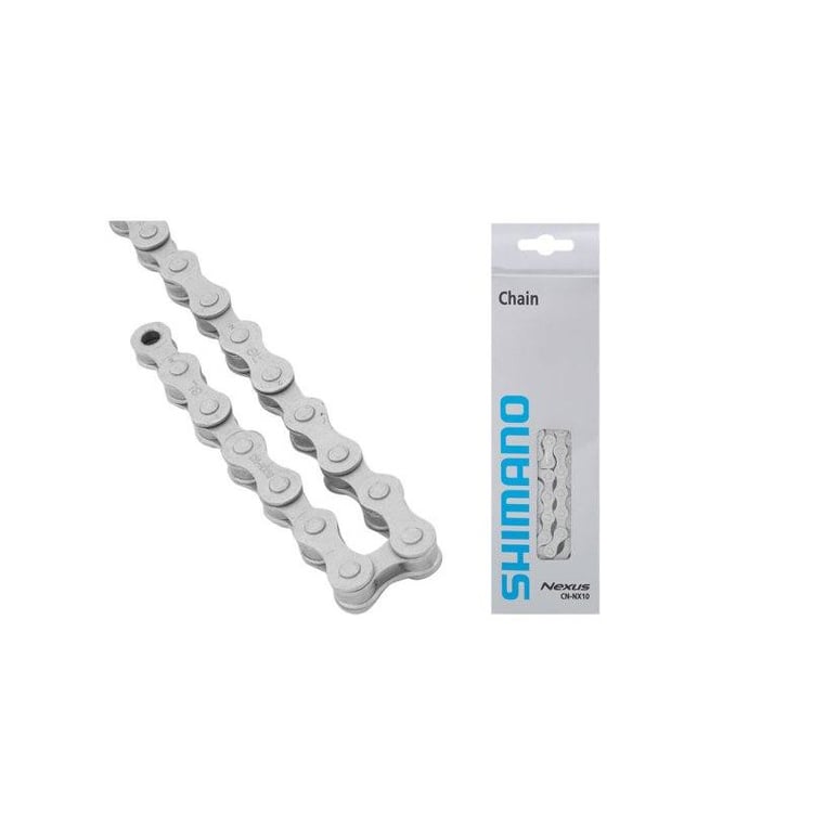 Chaîne Shimano Nexus CN-NX10 Simple Vitesse 114 Maillons - Couleur Argent
