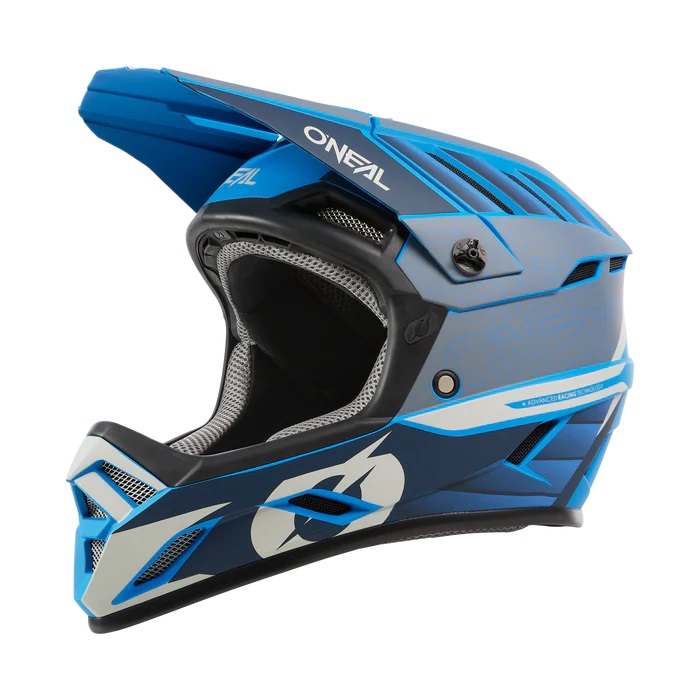 Casca fullface Oneal Backflip Eclipse Gray/Blue - PlayBike.ro