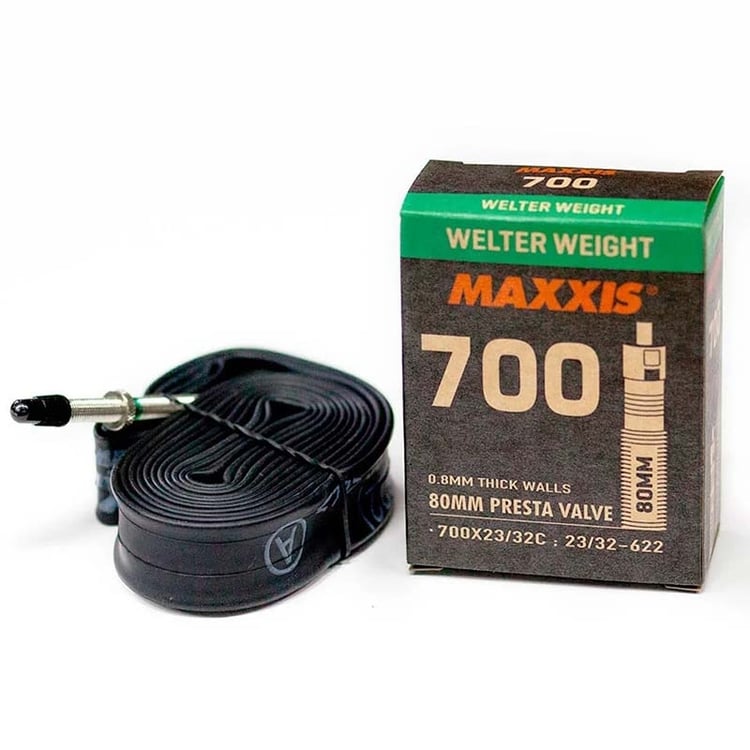 1Pack - 6 Pack Maxxis Welter Weight 700x23-32C 80mm Bike Inner Tube Presta FV