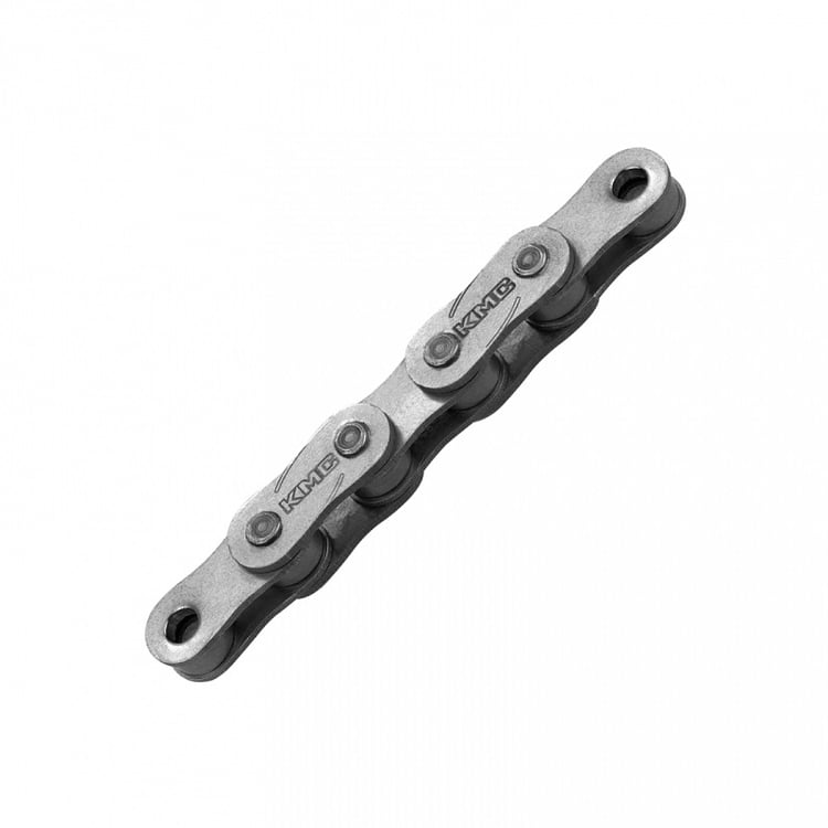 KMC Z1eHX EPT Singel Speed Chaîne de vélo électrique, argent foncé, étroite (112 maillons
