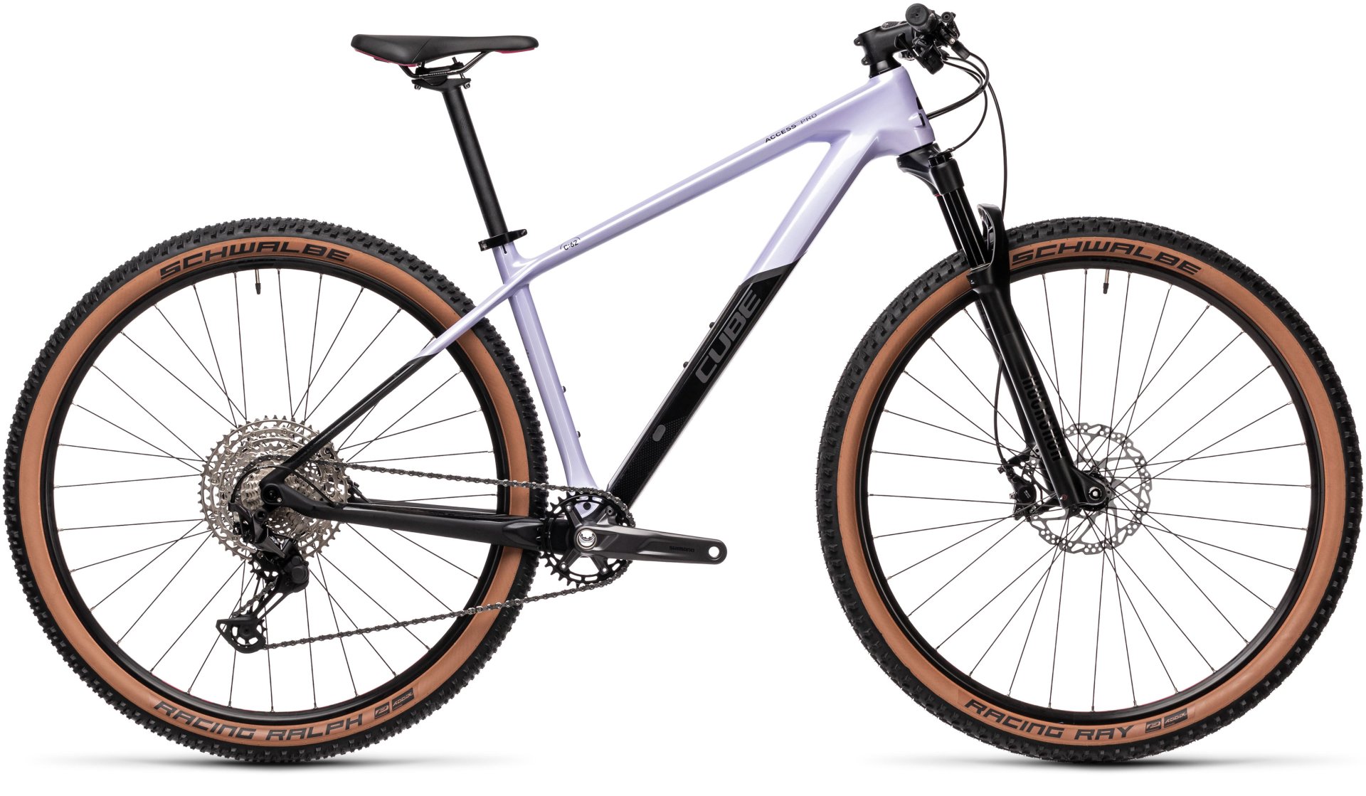 Bicicleta dama Cube Access WS C:62 Pro Violetwhite Carbon 2021