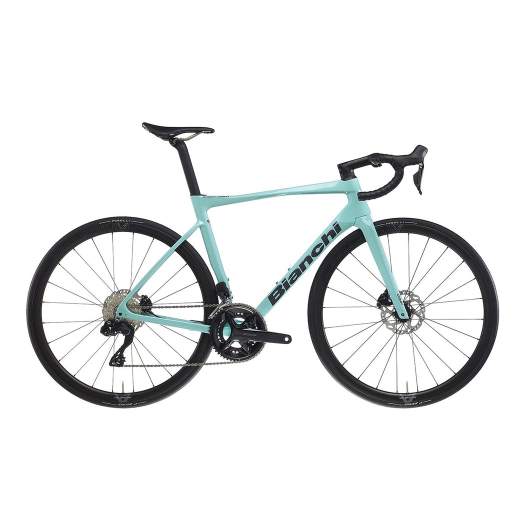 Bicicleta Bianchi Specialissima Comp Rival AXS 12SP Celeste