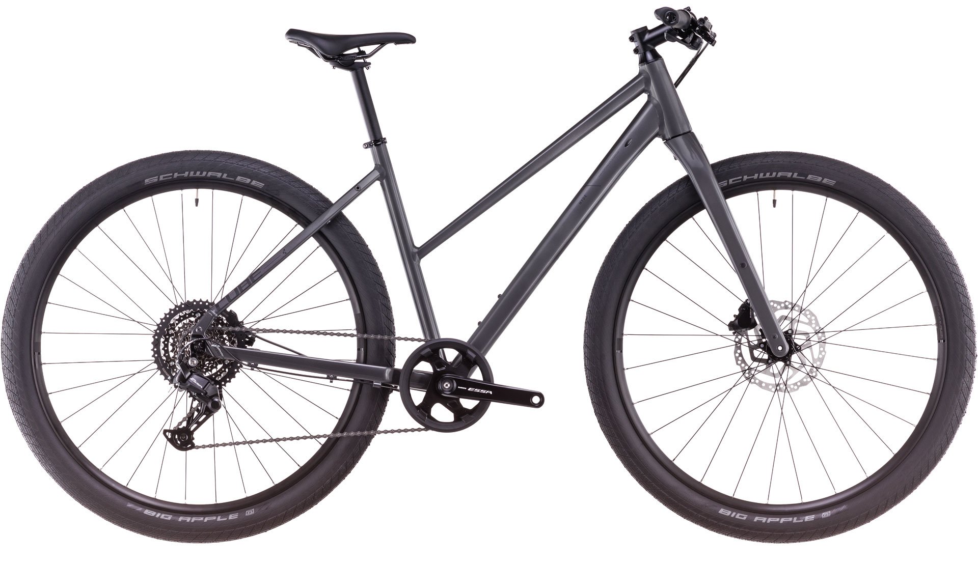 【HYDE】 Bicicleta Cube Hyde One Trapeze Graphite Black 2025 - PlayBike.ro