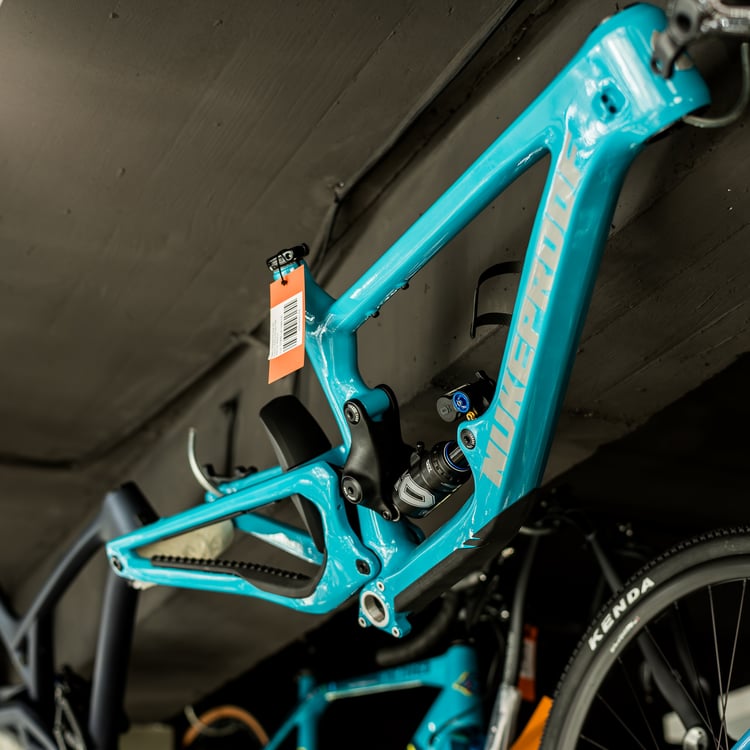 Cadru Nukeproof Giga 297 Carbon (Ohlins Shock) Teal - PlayBike.ro