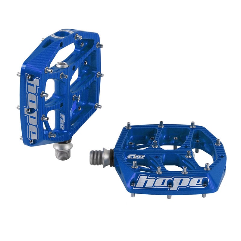 Pedale Hope flat F20 Albastru - PlayBike.ro