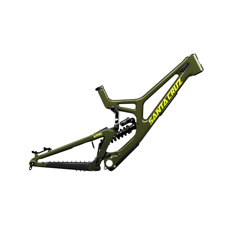 Cadru Santa Cruz V10 8 CC Carbon DH Frame Set MX Gloss Kelp Green
