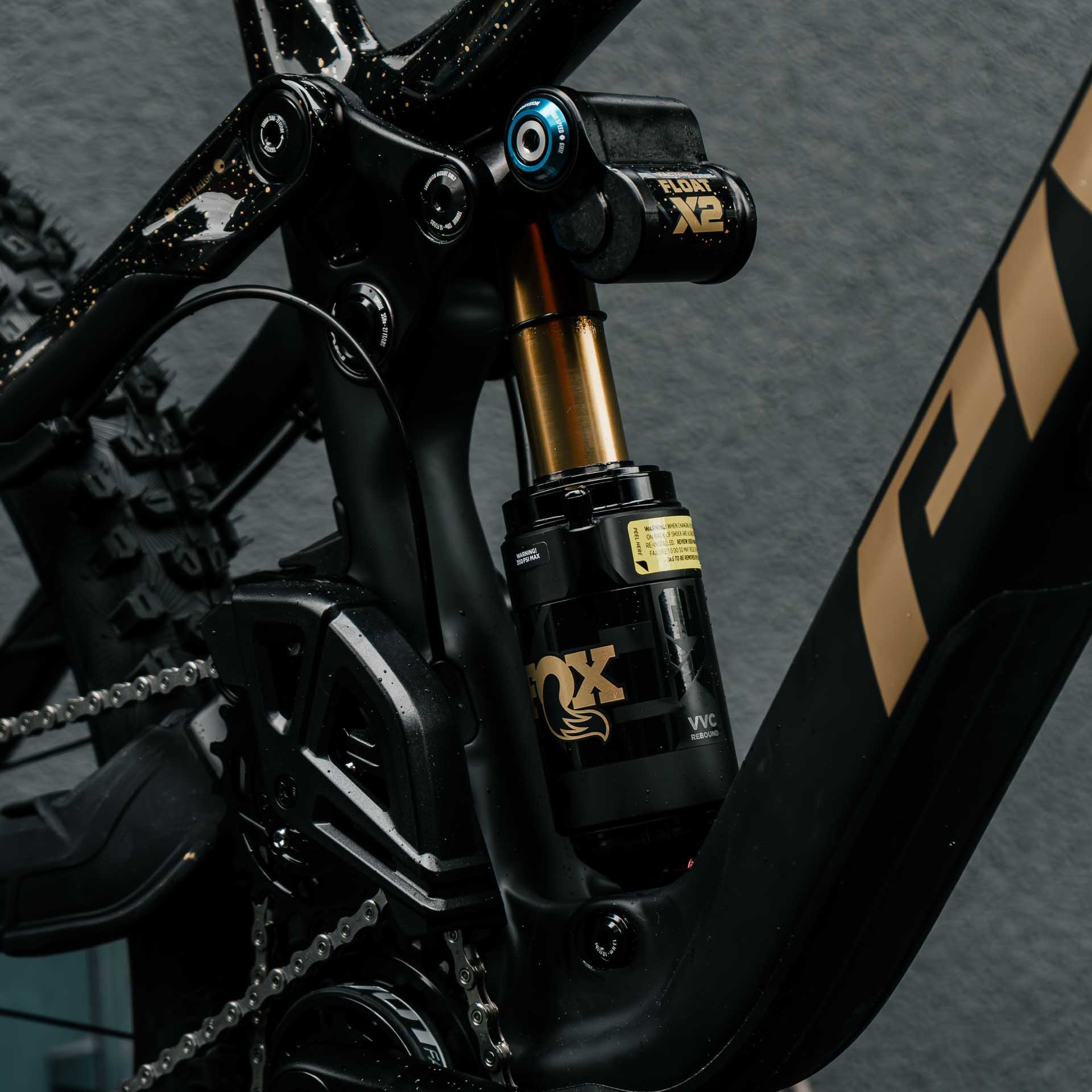 Bicicleta Pivot Phoenix V5 Carbon Custom MX Black/Gold - PlayBike.ro