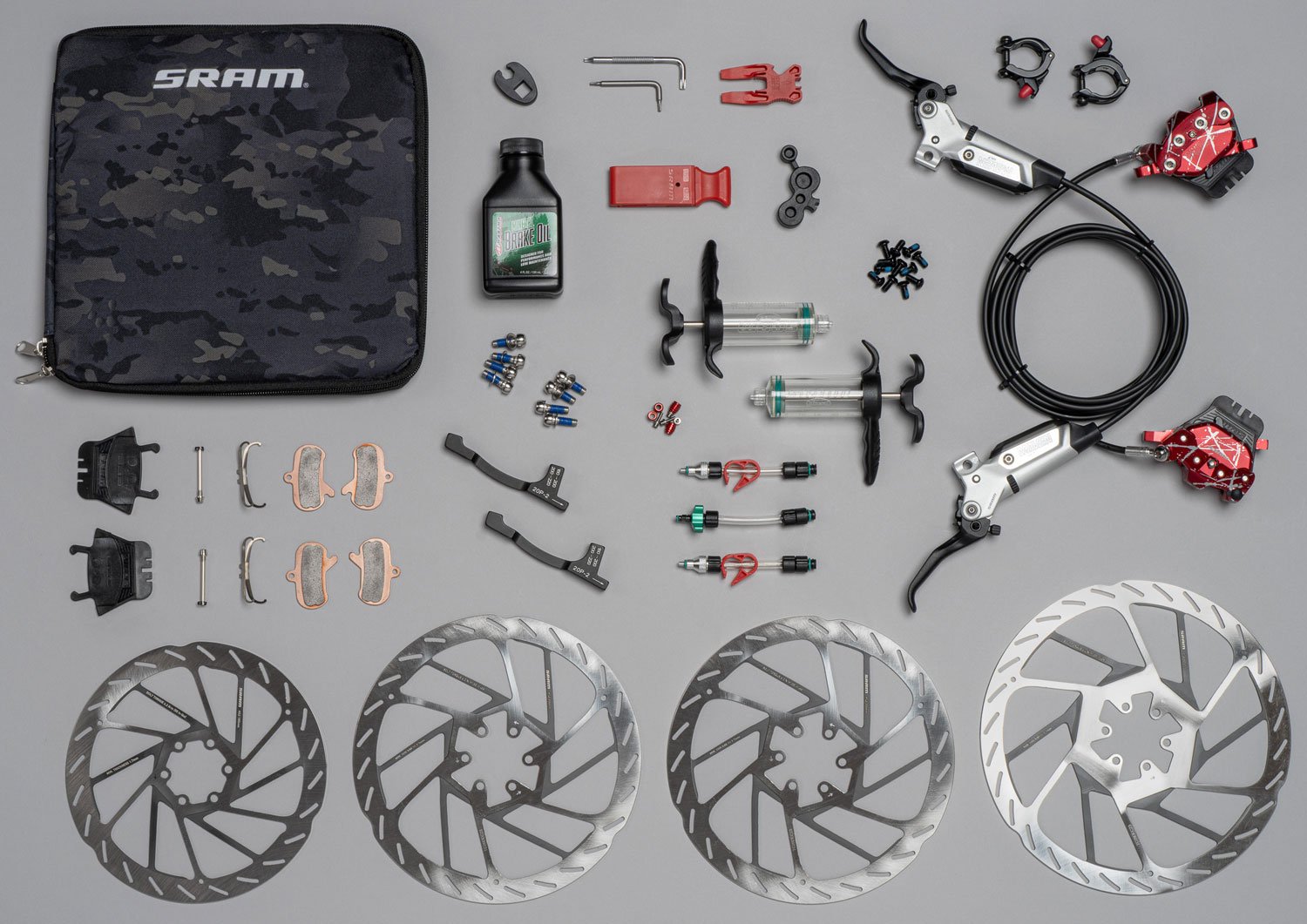 Set frane SRAM Maven Ultimate Stealth Expert Kit Red Splash 2024