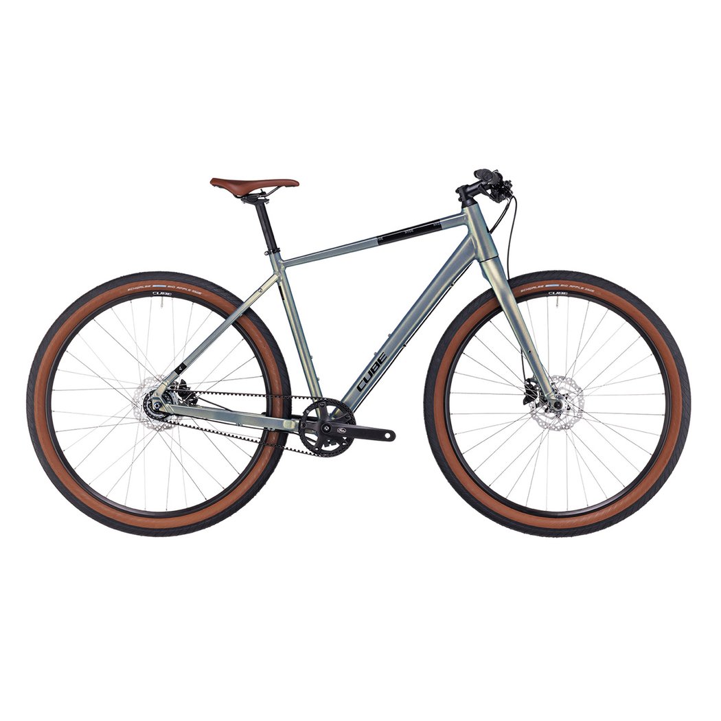 Bicicleta Cube Hyde Pro metalgreen n black 2024 - PlayBike.ro