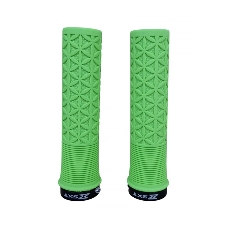 Sanon　0724 Mansoane SXT ZN-047 Lock-On Verde - PlayBike.ro
