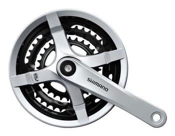 Angrenaj Shimano FC-TY501 6/7/8 viteze Argintiu
