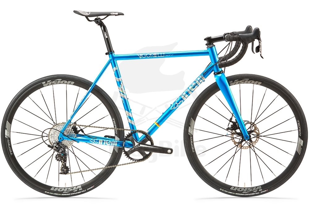 Bicicletă Cinelli Vigorelli Road Steel Disc Electron Blue Apex
