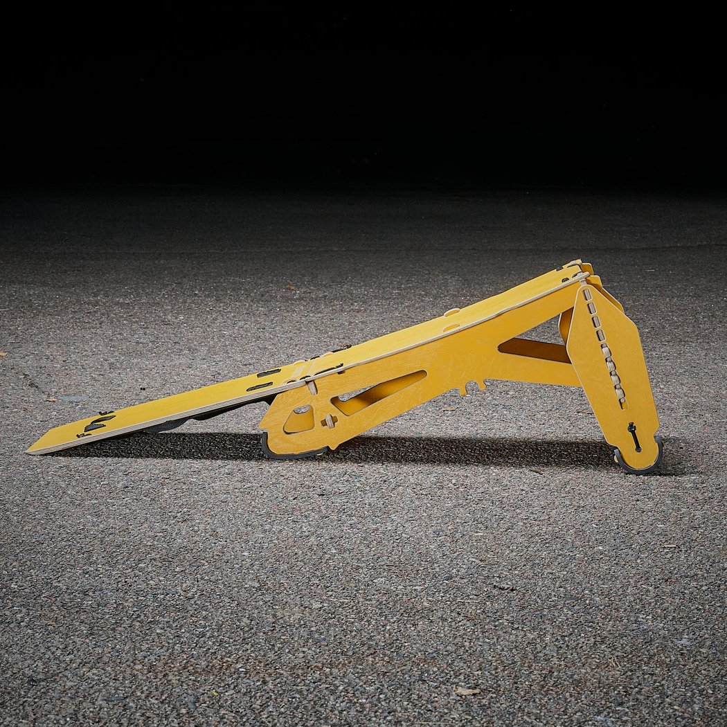 Rampa Sarituri Portabila MTB Hopper Lite 2025 Galben - PlayBike.ro