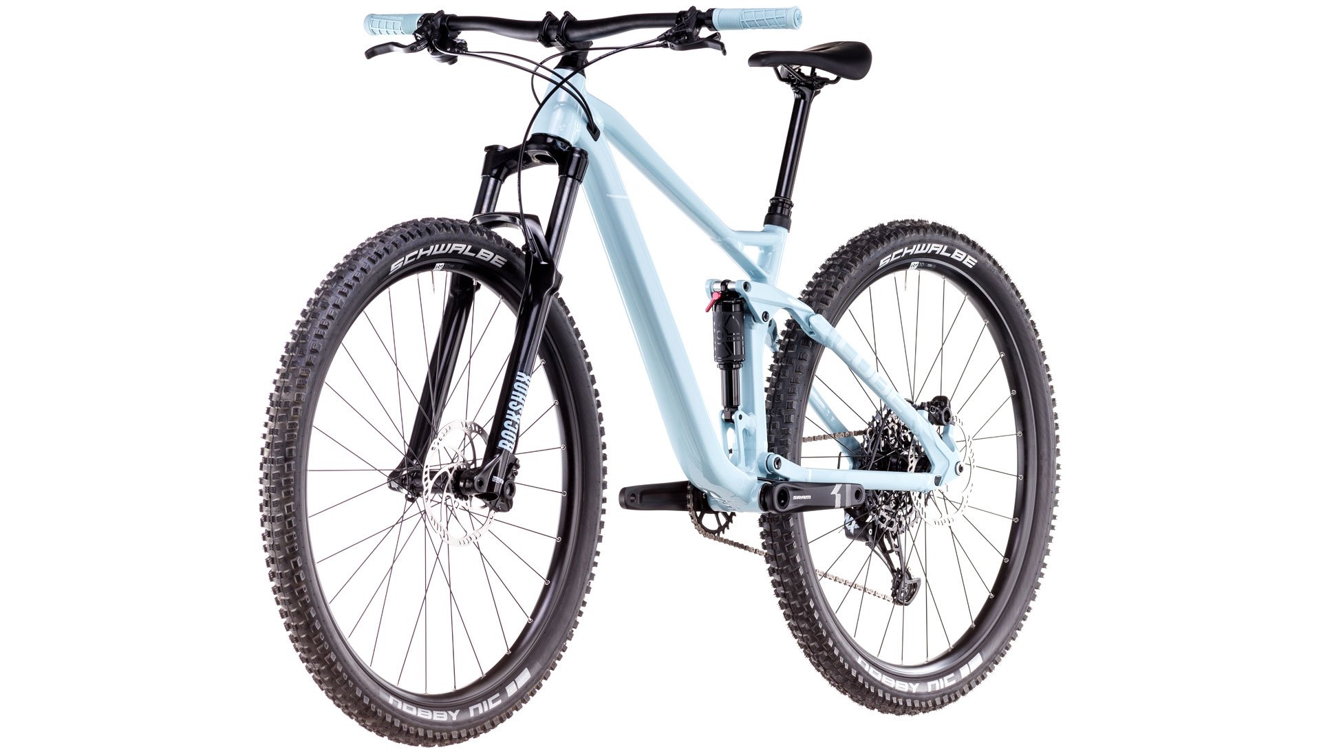 Bicicleta Cube Stereo One22 Pro Skylightblue White 2025 - PlayBike.ro