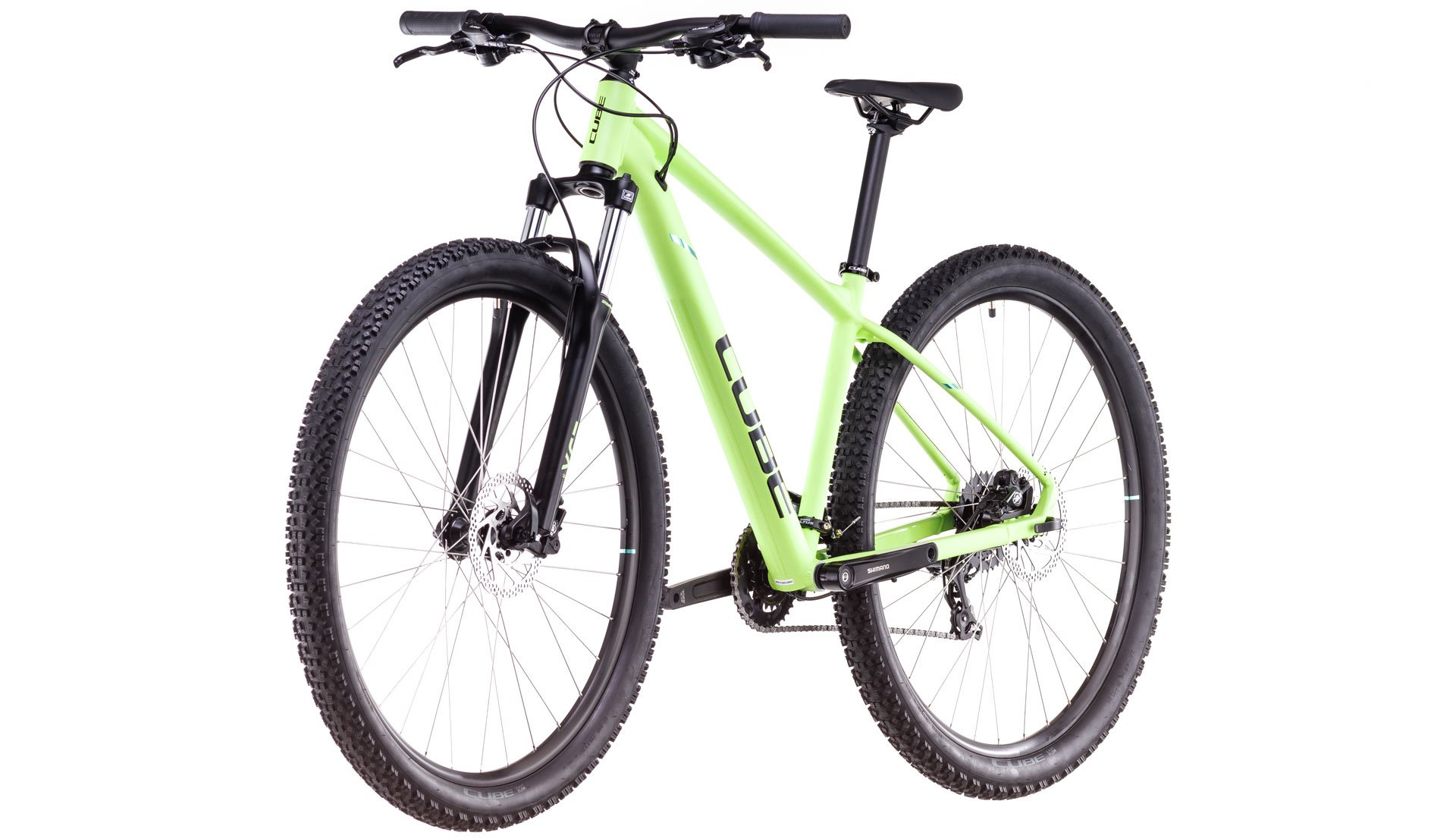 Bicicleta Cube Aim One Lemonsqueeze Black 2025 - PlayBike.ro