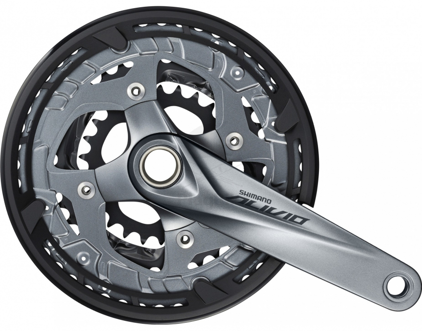 Guarnitura Shimano Alivio FC-T4060 / FC-M4060 Per MTB, Tripla 48-36-26T, 9 Velocità, Con Movimento Centrale SM-BB52
