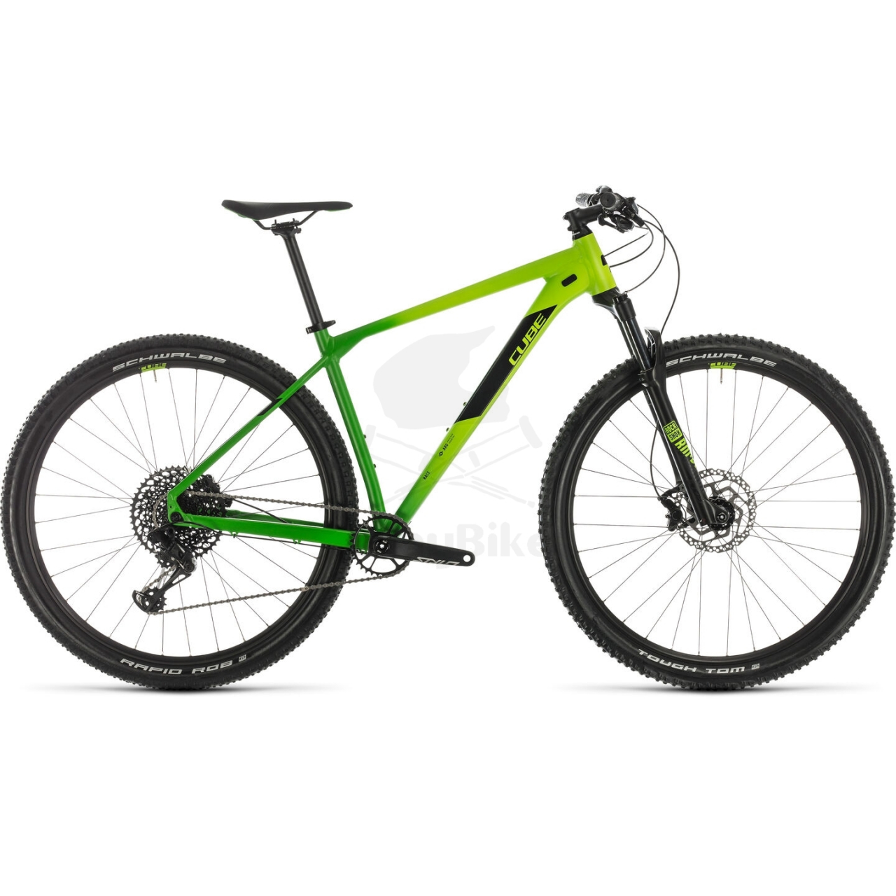 Claire bed Belly Bicicletă Cube Reaction Race Green'n'black 29" 2020 - PlayBike.ro